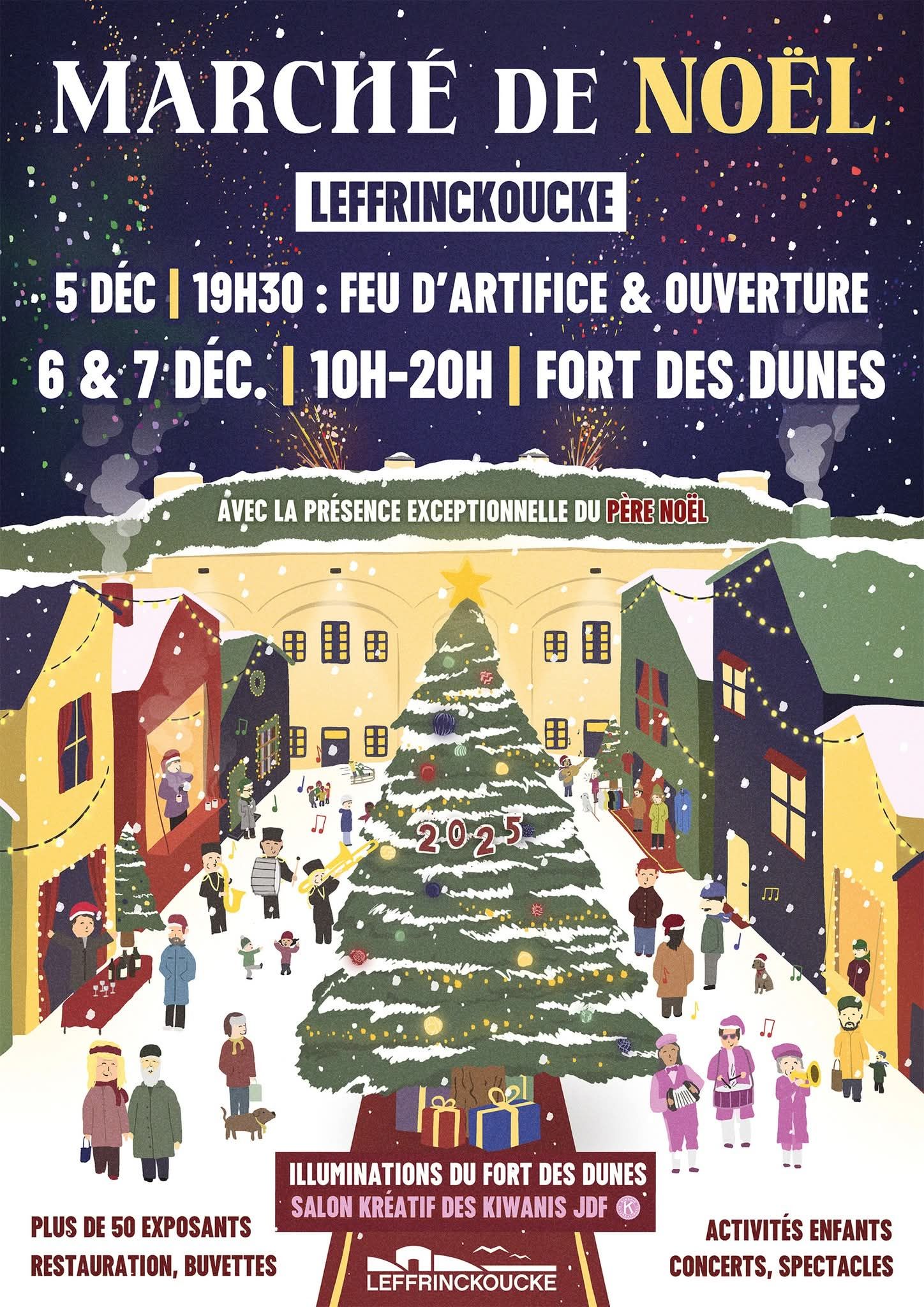 Marché de Noël du fort des dunes Leffrinckoucke 