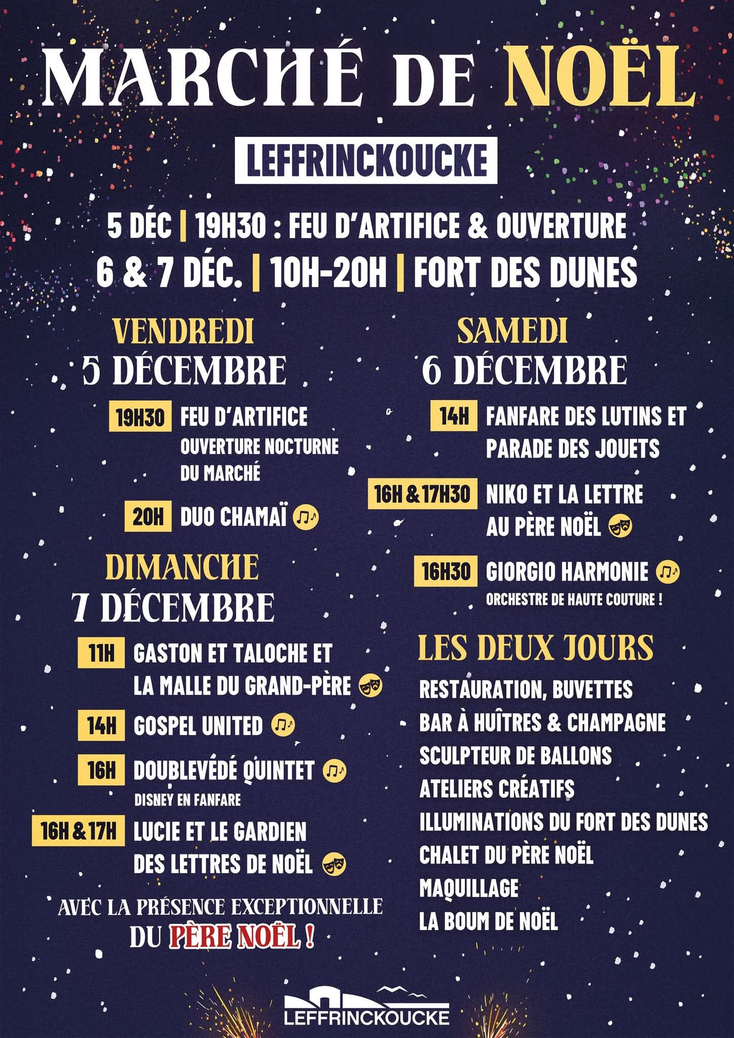 Marché de Noël du fort des dunes Leffrinckoucke 