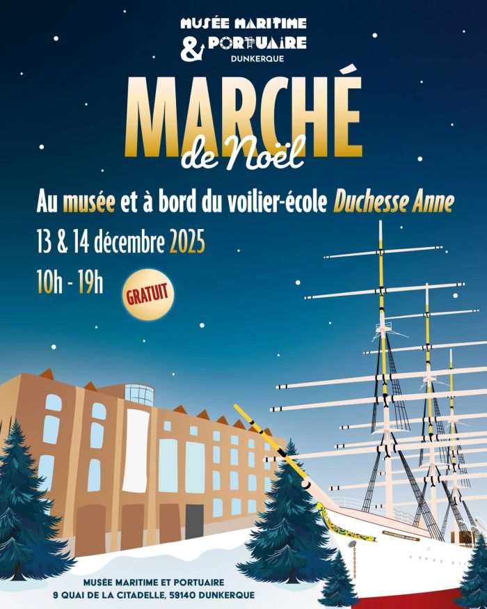 Marché de Noël Musée portuaire de Dunkerque - Espace Deweerdt